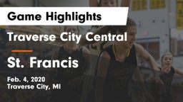 Traverse City Central  vs St. Francis  Game Highlights - Feb. 4, 2020