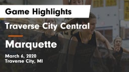 Traverse City Central  vs Marquette  Game Highlights - March 6, 2020