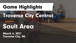 Traverse City Central  vs Sault Area  Game Highlights - March 6, 2021