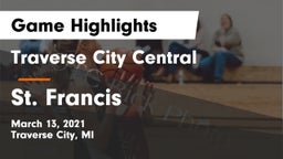 Traverse City Central  vs St. Francis  Game Highlights - March 13, 2021