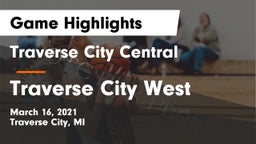Traverse City Central  vs Traverse City West  Game Highlights - March 16, 2021