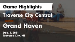 Traverse City Central  vs Grand Haven  Game Highlights - Dec. 3, 2021