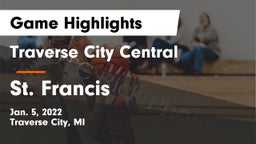 Traverse City Central  vs St. Francis  Game Highlights - Jan. 5, 2022