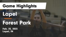 Lapel  vs Forest Park  Game Highlights - Feb. 25, 2023