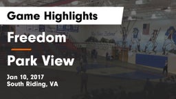 Freedom  vs Park View  Game Highlights - Jan 10, 2017