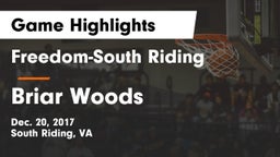 Freedom-South Riding  vs Briar Woods  Game Highlights - Dec. 20, 2017