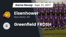 Recap: Eisenhower  vs. Greenfield FROSH 2017