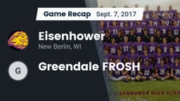 Recap: Eisenhower  vs. Greendale FROSH 2017