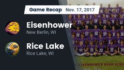 Recap: Eisenhower  vs. Rice Lake  2017