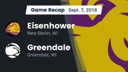 Recap: Eisenhower  vs. Greendale  2018