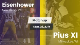 Matchup: Eisenhower High vs. Pius XI  2018