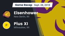 Recap: Eisenhower  vs. Pius XI  2018