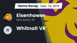 Recap: Eisenhower  vs. Whitnall VR 2019