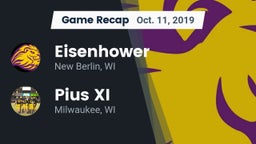 Recap: Eisenhower  vs. Pius XI  2019