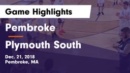 Pembroke  vs Plymouth South Game Highlights - Dec. 21, 2018