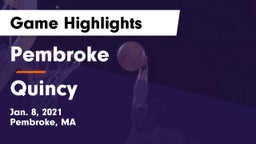 Pembroke  vs Quincy  Game Highlights - Jan. 8, 2021