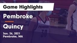 Pembroke  vs Quincy  Game Highlights - Jan. 26, 2021