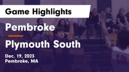 Pembroke  vs Plymouth South  Game Highlights - Dec. 19, 2023