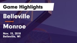 Belleville  vs Monroe  Game Highlights - Nov. 15, 2018