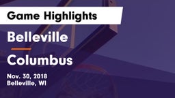 Belleville  vs Columbus  Game Highlights - Nov. 30, 2018