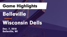 Belleville  vs Wisconsin Dells  Game Highlights - Dec. 7, 2018