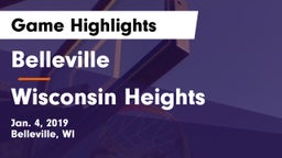 Belleville  vs Wisconsin Heights  Game Highlights - Jan. 4, 2019