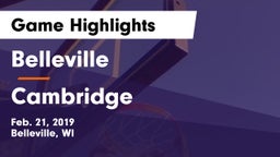 Belleville  vs Cambridge  Game Highlights - Feb. 21, 2019