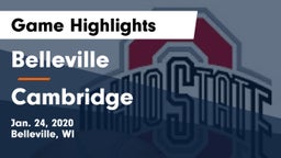 Belleville  vs Cambridge  Game Highlights - Jan. 24, 2020