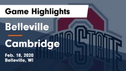 Belleville  vs Cambridge  Game Highlights - Feb. 18, 2020