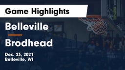 Belleville  vs Brodhead  Game Highlights - Dec. 23, 2021