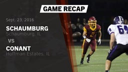 Recap: Schaumburg  vs. Conant  2016