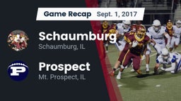 Recap: Schaumburg  vs. Prospect  2017