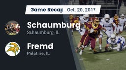 Recap: Schaumburg  vs. Fremd  2017