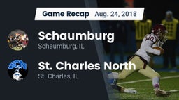 Recap: Schaumburg  vs. St. Charles North  2018