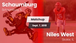 Matchup: Schaumburg High vs. Niles West  2018