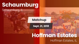 Matchup: Schaumburg High vs. Hoffman Estates  2018