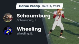 Recap: Schaumburg  vs. Wheeling  2019