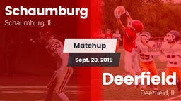 Matchup: Schaumburg High vs. Deerfield  2019