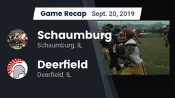 Recap: Schaumburg  vs. Deerfield  2019