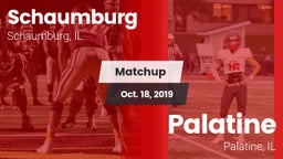Matchup: Schaumburg High vs. Palatine  2019