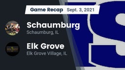 Recap: Schaumburg  vs. Elk Grove  2021