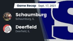 Recap: Schaumburg  vs. Deerfield  2021