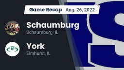 Recap: Schaumburg  vs. York  2022