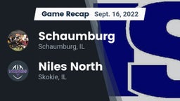 Recap: Schaumburg  vs. Niles North  2022
