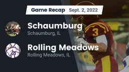 Recap: Schaumburg  vs. Rolling Meadows  2022