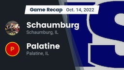 Recap: Schaumburg  vs. Palatine  2022