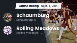 Recap: Schaumburg  vs. Rolling Meadows  2023