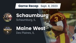 Recap: Schaumburg  vs. Maine West  2023