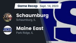 Recap: Schaumburg  vs. Maine East  2023