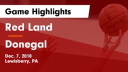 Red Land  vs Donegal Game Highlights - Dec. 7, 2018